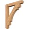 Ekena Millwork Merced Craftsman Smooth Bracket, Western Red Cedar, 3 1/2"W x 28"D x 32"H BKT04X28X32MRC04SWR - alternate 1